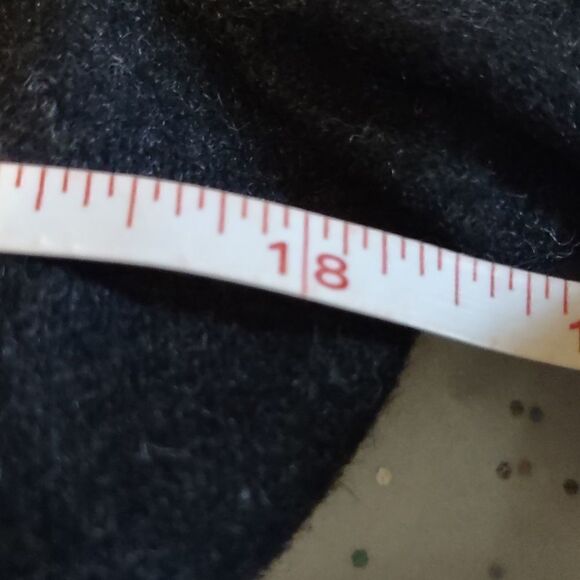 Guess Women's Sz S Classic Black Jacket double-breasted wool blend - Picture 10 of 12